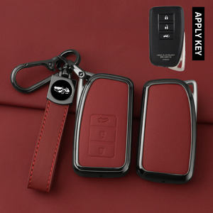 NUEVA Funda de Cuero y Aleación de Zinc para Llave de Coche Lexus NX IS RX ES LS GX LX UX GS 200 260 300 350 NX200 ES300 RX350 NX300 - Product Image 1