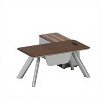 Bureau de direction moderne en bois massif, luxueux, extensible, convertible, modulaire, avec garantie de 3 ans