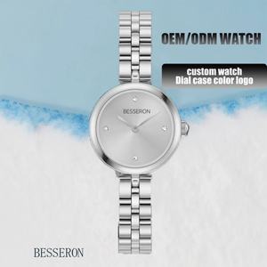Reloj de Cuarzo Analógico Superfino de Lujo para Mujer, Resistente al Agua, con Correa de Joyería Delgada, Logotipo Personalizable, de Fábrica de Relojes en China - Product Image 2