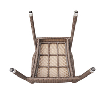 Meubles de jardin en rotin d'extérieur, chaises longues en rotin plat PE