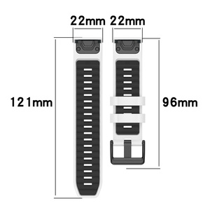 สายรัดแบบสปอร์ตสำหรับ <span class=keywords><strong>Garmin</strong></span> Fenix 8 47mm/Fenix e/ Fenix7 22mm <span class=keywords><strong>Garmin</strong></span> Forerunner 965 <span class=keywords><strong>marq</strong></span>/epix/quatix - Product Image 5