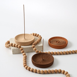 Porta Incienso Creativo de Cemento en Forma de Pétalo, Hecho a Mano, Estilo Zen, Soporte para Incienso <span class=keywords><strong>y</strong></span> Candelabro Decorativo de Escritorio - Product Image 3