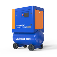 Sekrup Putar Seluler Mini 3kw 4HP 7/8/10 Bar, Kompresor Udara XLPM4AT