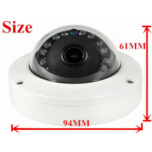 Caméra de recul AHD mégapixels avec dôme métallique, micro intégré, vision nocturne infrarouge, moniteur de stationnement pour bus, camion, fourgonnette, véhicule lourd - Product Image 3