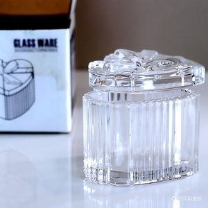 Customizable Wholesale Bowknot Heart-shaped Decoration Glass Elegant Style <b>Dressing</b> <b>Table</b> Jewelry <b>Storage</b> Jewelry Box <b>for</b> Rings - Product Image 6