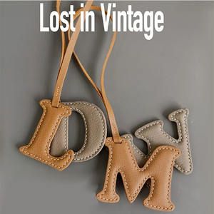 चमड़े के पत्र हस्तनिर्मित चमड़े के रस्सी प्रेमी बैग के साथ चमड़े की रस्सी प्रेमी - Product Image 5