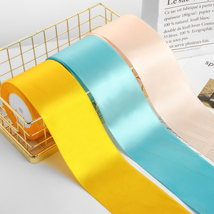 Pita Kulit Modern Grosir 5cm dengan Kain Poliester untuk Dekorasi Pernikahan, Kemasan Kotak Hadiah Warna-warni, Pita Satin - Product Image 6