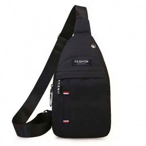 Men's Chest Bag New Youth Student Waist Bag Leisure Small <b>Backpack</b> Sports Trend Solid Color Single Shoulder Messenger Bag - Product Image 2