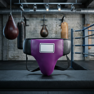 High Quality <b>Synthetic</b> <b>Leather</b> Adjustable Groin Guard Customizable Colors Logo Customizable Size OEM Boxing Protective Gear - Product Image 3