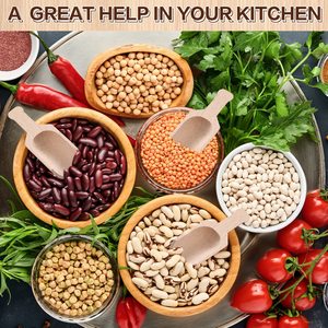 12 mini-cuillères en bois pour bocaux, petites cuillères à sel de bain, cuillères à café, mini-cuillères en bambou, mini-cuillères pour épices, thé, sucre - Product Image 5