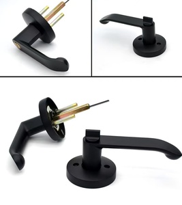 Robuster Türdrücker aus Aluminiumlegierung Antik-Bronze Türknauf-Schloss mit Drehknopf-Set für Innentürgriffe - Product Image 6