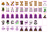 Ensemble de table de mahjong américain festif personnalisé pour Halloween, pliable, 4 joueurs, tuiles en mélamine acrylique, dos en écaille de tortue gravé