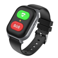 Montre connectée numérique senior Wonlex CT31, nouveau produit, 4G, GPS, LBS, WIFI, étanche IP67, avec alarme de chute.
