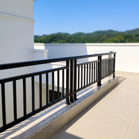 Système de terrasse moderne intérieur/extérieur en alliage d'aluminium, garde-corps de balcon et d'escalier, installation facile, étanche, pour villa et appartement, garantie 2 ans