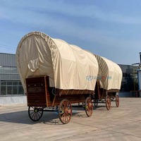 Vente en gros ZHENDA Remorque de camping vintage en acier avec tente, de luxe, pour l'extérieur, taille personnalisable, légère