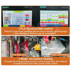 Máquina Comercial Grande para Templar Chocolate de Rueda Continua Automática - Product Image 3