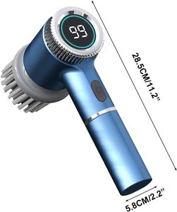 Vente chaude 5 en 1 <span class=keywords><strong>brosse</strong></span> de nettoyage électrique épurateur de puissance rotatif automatique pour <span class=keywords><strong>balai</strong></span> électrique de salle de bain - Product Image 2