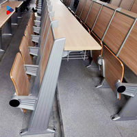 Chaise et bureau d'étudiant en bois pliant pour salle de classe de l'école universitaire