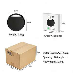 Mini Localizzatore GPS Smart Tracker BT, Dispositivo Anti-Smarrimento Compatibile con l'App <span class=keywords><strong>Google</strong></span> Find My, per Chiavi, Portafogli, Bagagli e Animali Domestici - Product Image 6