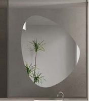 Bathnologie Design populaire professionnel Éclairage LED Miroir d'art de salle de bain intelligent de forme irrégulière personnalisé