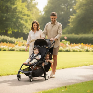 Hamac pour poussette, siège supplémentaire pour deuxième enfant, siège suspendu pliable pour tout-petit avec harnais de sécurité, accessoire portable pour poussette - Product Image 2