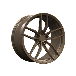 Custom Design Five <b>Spoke</b> 18/19/20 Inch Dark Gold Concave Cast Aluminium Alloy New <b>Wheel</b> for Modified Vehicle - Product Image 1