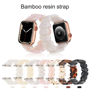 <span class=keywords><strong>Bracelet</strong></span> en résine élastique pour <span class=keywords><strong>Apple</strong></span> <span class=keywords><strong>Watch</strong></span> 38 <span class=keywords><strong>40</strong></span> 41 <span class=keywords><strong>Mm</strong></span> Iwatch Ultra 2 <span class=keywords><strong>Se</strong></span> 9 8 7 Vintage Tortoiseshell Stretchy <span class=keywords><strong>Bracelet</strong></span> - Product Image 2