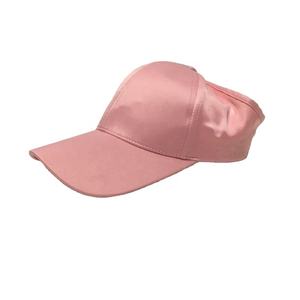 Afro dos ouvert soie doublé doublure personnalisé dos nu demi bouclé queue de cheval casquettes chapeaux avec ouverture pour <span class=keywords><strong>cheveux</strong></span> afros - Product Image 2