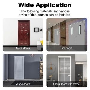 Chất lượng cao 180 độ tự động cửa gần hơn Thiết kế hiện đại hợp kim nhôm 40-65kg overhead cửa gần hơn <span class=keywords><strong>transom</strong></span> che giấu các tính năng - Product Image 6