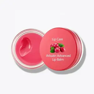 Label balsam bibir kosmetik dikelantang Logo sesuai rasa Lipbalm organik Vegan alami mencerahkan Chapstick Balsem Bibir