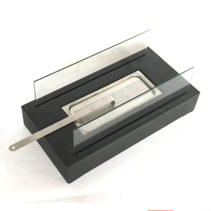Paravento in Vetro Rettangolare Moderno Personalizzabile Fai-da-Te per Braciere da Esterno e Arredamento Domestico, Caminetto a <span class=keywords><strong>Bioetanolo</strong></span> - Product Image 2