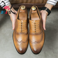 Hochwertige Echtleder Oxford Herrenschuhe 2025 Neue Stile Party Business Formelle Schuhe