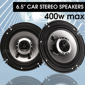 2 pièces, haut-parleurs de voiture 6,5 pouces 400W, haut-parleurs coaxiaux 2 voies, haut-parleurs universels pour véhicule, audio automobile, musique stéréo, haut-parleurs HiFi - Product Image 1