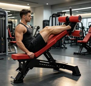 Multi Angle <b>Dumbbell</b> Bench Leg Support Attachment Comprehensive Upper Body & Hamstring Fitness Training Bench - Product Image 5