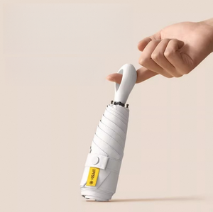 <span class=keywords><strong>Parapluie</strong></span> manuel classique portable 5 plis, baleines renforcées en fibre de verre, <span class=keywords><strong>petite</strong></span> <span class=keywords><strong>taille</strong></span>, grande protection UV50+, résistant au soleil et à la pluie, logo personnalisé - Product Image 5