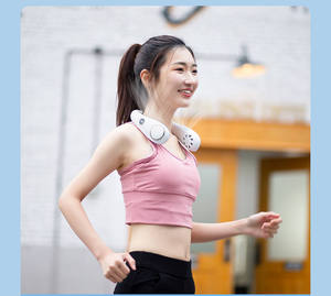 ฤดูร้อนพัดลมระบายความร้อนแขวนจอแสดงผลดิจิตอลPower ventilador Bladelessคล้องคอพัดลมAir Cooler USBชาร์จพัดลมมินิ - Product Image 5