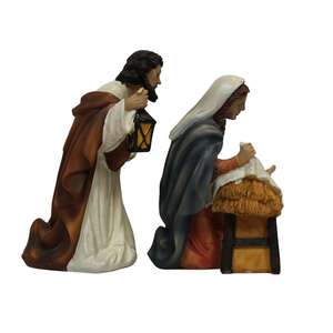 Figura de la Sagrada Familia de 3 Piezas, Figura Navideña y Juguete, Altura Aprox. Modelo 15cm 9006935091793 - Product Image 3