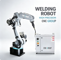 Robot de Soldadura Industrial Programable de 6 Ejes, Soldador Robótico MIG Continuo para Construcción y Fabricación de Hardware