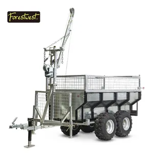 Trailer / Load capacity 1000kg/ forest log loading trailer