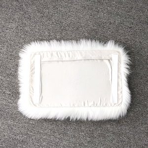 Hoge Elastische Faux Fur <span class=keywords><strong>Memory</strong></span> <span class=keywords><strong>Foam</strong></span> Hond <span class=keywords><strong>Bed</strong></span> Verwijderbare Cover Rits Huisdier Matras Dikke Faux Bont Hond Mat - Product Image 2