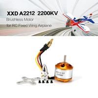 Moteur CC sans balais de haute qualité et durable XXD A2212 2200KV, modèle d'avion électronique en métal étanche, moteur sans balais IE 1 80g