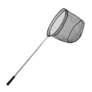 DN Jaring Pendarat Baja Tahan Karat 2.1M Jaring Lipat Besar Karet dengan Gagang Tiang Memanjang Anti Selip - Product Image 1