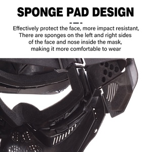 Masque de protection intégral réglable SPG CS pour tir à l'arc, <span class=keywords><strong>paintball</strong></span> et jeux de tir, <span class=keywords><strong>casque</strong></span> de protection pour le visage complet, modèle Transformers Leader - Product Image 2