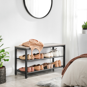 <span class=keywords><strong>Banc</strong></span> à chaussures <span class=keywords><strong>VASAGLE</strong></span> avec étagères à 2 niveaux permettant <span class=keywords><strong>de</strong></span> gagner <span class=keywords><strong>de</strong></span> l'espace - Product Image 2