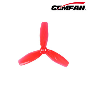 Hélices GEMFAN 3029 de tres aspas para drones de carreras, accesorio para drones, rojo translúcido, 2 pares - Product Image 3