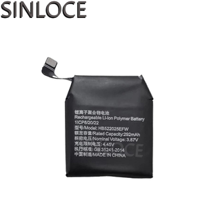 NUOVE Batterie Ricaricabili ai Polimeri di Litio 3.87v 292mah HB522025EFW per Smartwatch <span class=keywords><strong>GT3</strong></span>.42mm <span class=keywords><strong>GT3</strong></span> Pro 43mm Disponibili - Product Image 1