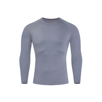 Vêtements de sport pour hommes, légers, à séchage rapide, à compression, manches longues, respirants, couche de base athlétique pour la course à pied, printemps, adultes