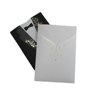 Vendita calda <span class=keywords><strong>abito</strong></span> da sposa a forma di invito a nozze carta di invito per la vendita - Product Image 1