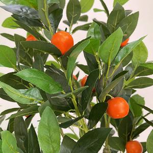 ต้นส้มแมนดารินขนาดเล็กต้นส้มประดิษฐ์พลาสติกสีส้มส้มส้มขนาดเล็กสำหรับตกแต่ง - Product Image 5