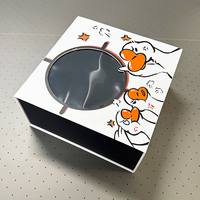 Boîte rigide magnétique personnalisée avec fenêtre transparente en PVC |   Emballage haut de gamme pour cadeaux et électronique |   Revêtement UV et laminage mat